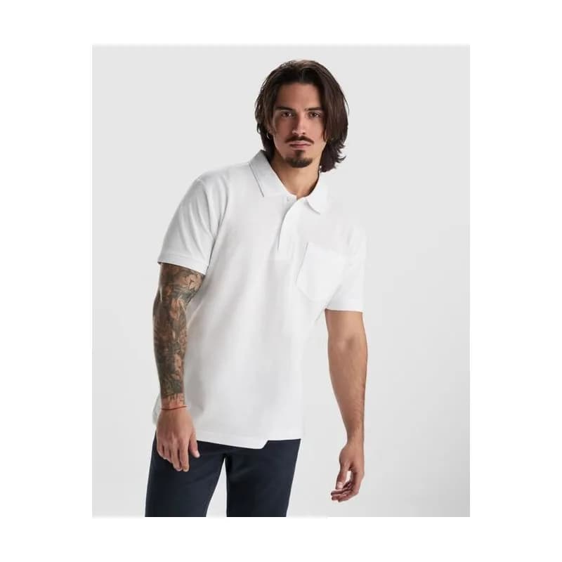 Polo marškinėliai Centauro Premium — Balta